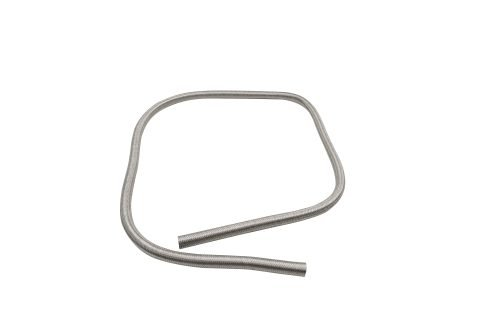 1/2" I.D. (#8) Braided Stainless Line, 5' Length - Skinpacked