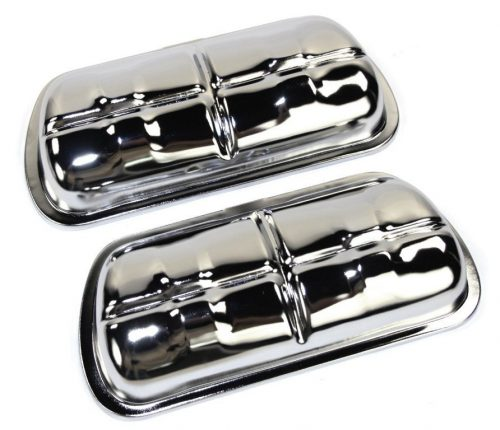 Chrome Stock Style Valve Covers, Set (2)