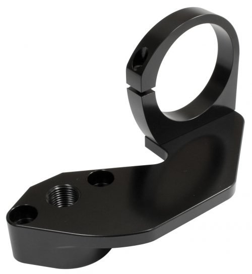 Billet Combo Fuel Pump Block-Off / Coil Mount, Black