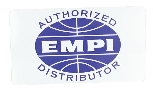 EMPI Authorized Distributor (two sided) 16" x 9", Store Window Decal, Each