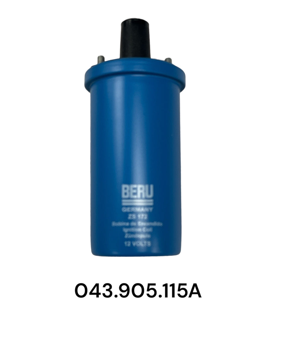 Ignition Coil - VOLKSWAGEN-BEETLE, CAMPMOBILE, FASTBACK, KARMANN GHIA, SQUAREBACK, SUPER BEETLE, THING, TRANSPORTER, VANAGON (83-50)