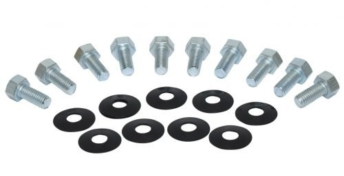 Standard Fender Bolt & Washer Kit  13 mm Tall head style bolts.  Kit includes:10 Bolts,10 Washers