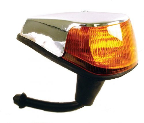 Turn Signal Assy., Left, 70-79, Amber (Chrome Plated Plastic) 113-953-041N, 113-953-041N