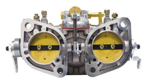 40HPMX Carb Only, with Chrome Velocity Stacks for Single Carb Set-Ups