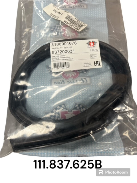 VENT GLASS SEAL, LEFT
