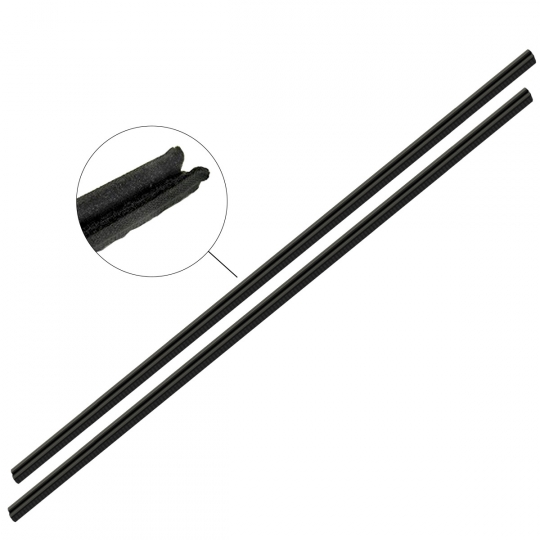VW Felt Window Channels - Long - Top & Rear - Pair - Brazillian - 1950-77 Beetle - Super Beetle