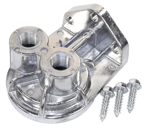 Oil Filter Adapter with Nipple, Ports Up