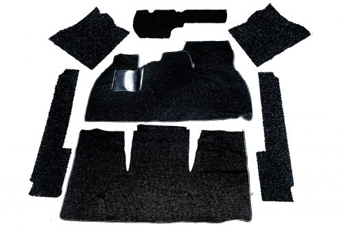 69-72 Sedan 7-Piece with Footrest, Black