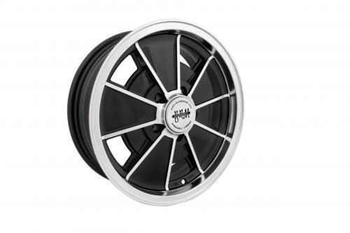 Gloss Black with Polished Lip & Spoke Edges 17" x 5.5" 5x112