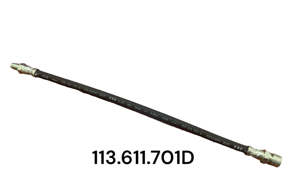 Brake Hydraulic Hose VOLKSWAGEN-BEETLE, FASTBACK, KARMANN GHIA, SQUAREBACK (78-67)