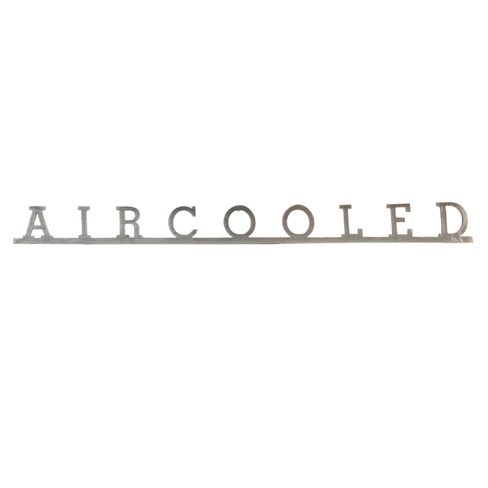 STAINLESS STEEL AIRCOOLED SCRIPT - MOUNTING PINS ARE 1.5MM O.D