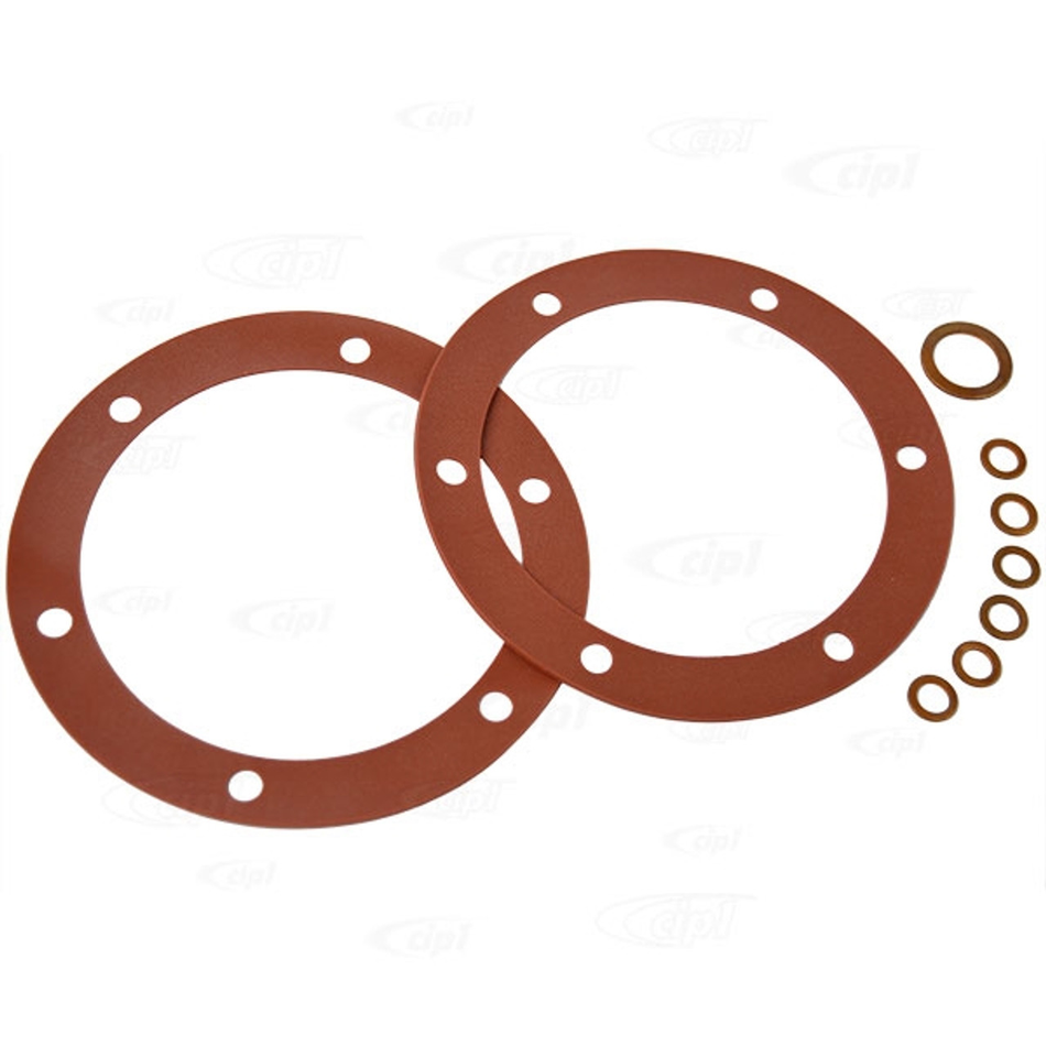 LIFETIME REUSABLE RED AMS HIGH TEMPERATURE SILICONE OIL CHANGE GASKET SET - ALL 12-1600CC - SOLD KIT