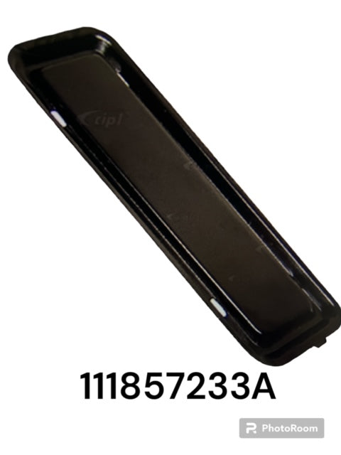 RADIO BLOCK OFF PLATE WITHOUT CHROME MOLDING - 58-67 BEETLE - 1967 BUS