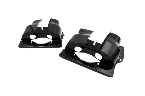 Duel Port Shroud Pair, Black
