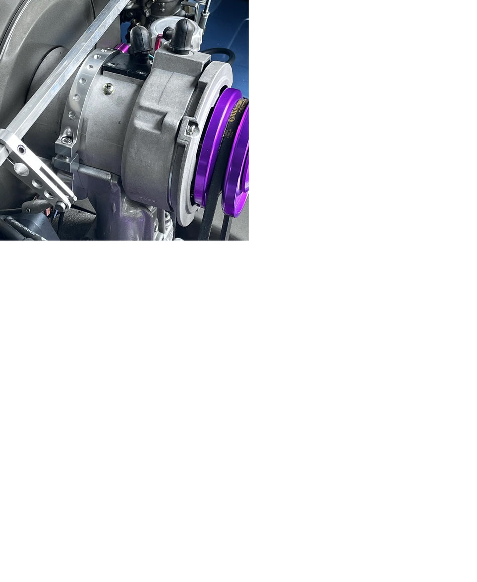 Silver Alternator Clamp Gen 1 Billet