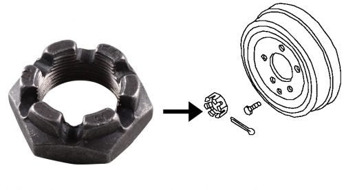 BRAKE DRUM NUT T-II,VANAGON