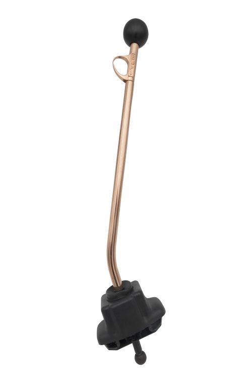 EMPI Trigger Shifter, Copper Plated, with Black Shift Knob, Extra Long 23 1/2" O.A.L.