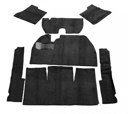 Carpet Kit 58-68, 7 Piece - Black