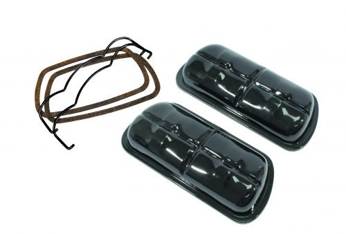 Black Stock Style Valve Covers, Set 113-101-475B