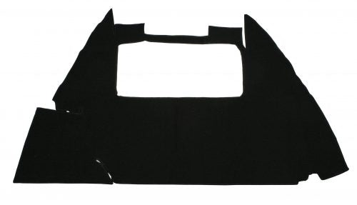 54-59 ½ Type 1 Sedan & Conv. Trunk Carpet, 1-Piece, Black