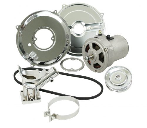 Alternator Kit with Chrome Components