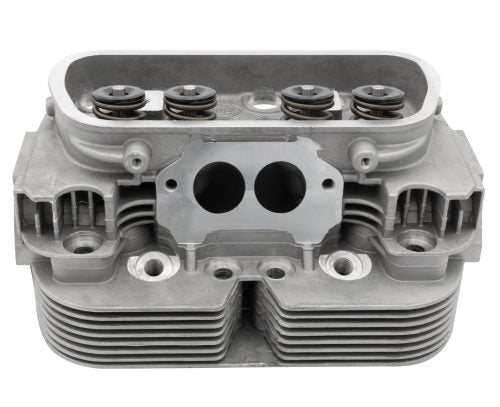 EMPI GTV-2 Dual Port Cylinder Head, 40 x 35.5 S/S Valves, Single Valve Springs for 85.5mm Bore, Complete w/ Performance Valve Job, Each