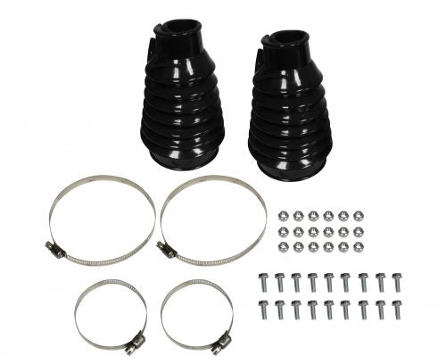 Deluxe Swing Axle Boot. Black - Pair