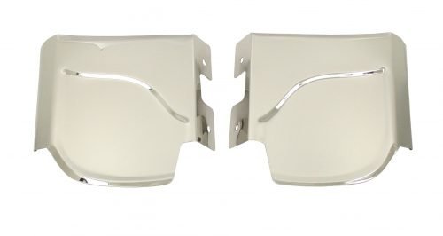 Fender Guards, Rear, Stainless Steel, Type 1, Pair, with Plastic Trim