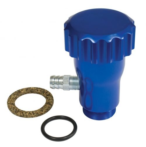 Blue Oil Filler with Cap