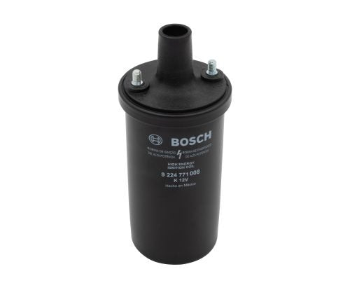 Ignition Coil: 12 Volt : 3.4 Ohms: Black Coil – Bosch, 244771008
