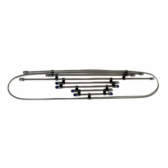 VW Brake Hard Line Kit - Stainless Steel - 1967-68 Beetle - Karmann Ghia