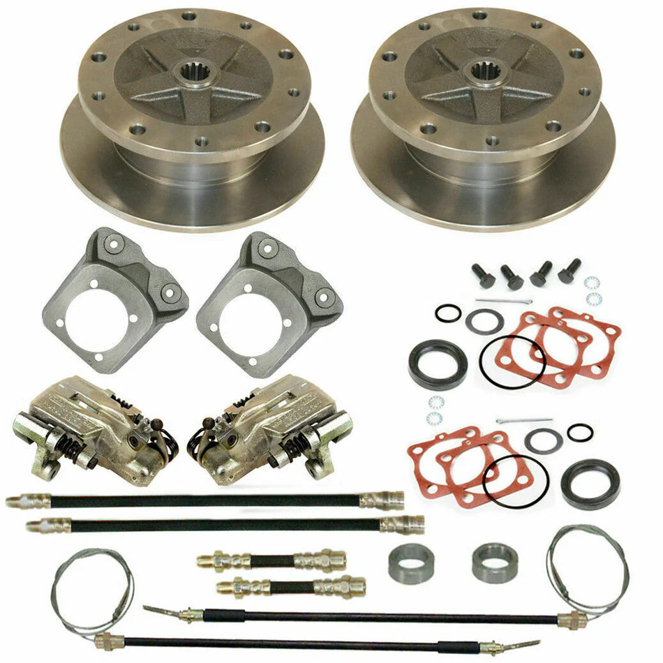 Rear Brake Disc Kit, Non-EBrake Beetle, Guia 1968-79