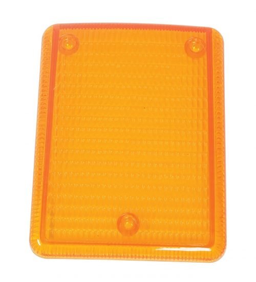 REAR SIDE MARKER REFLECTOR RED WITH CHROME TRIM - LEFT OR RIGHT - BUS 70-79