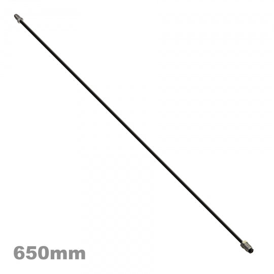 BRAKE LINE, Rear Left, 190mm,  T-Piece to Brakehose, Type I & III thru 1968