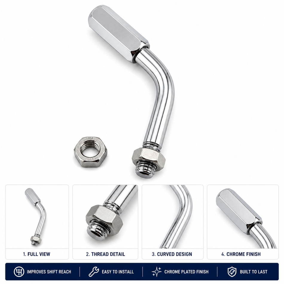 CHROME SHIFT EXTENDER CURVED